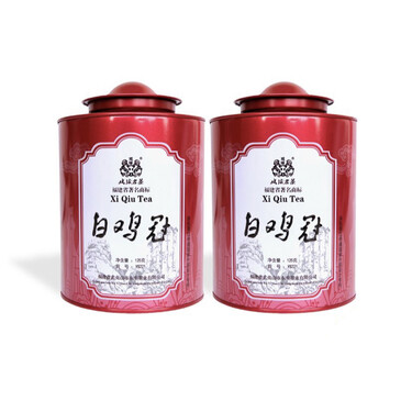 Xi Qiu Famous Tea YS221 Bai Ji Guan (2 Cans - 2 x 125g)